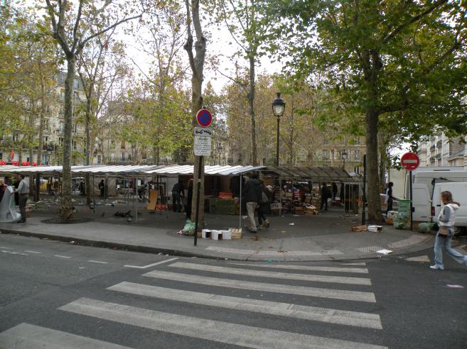  fin de marché, place Monge